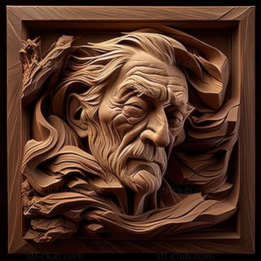 3D model Robert papp American artist (STL)